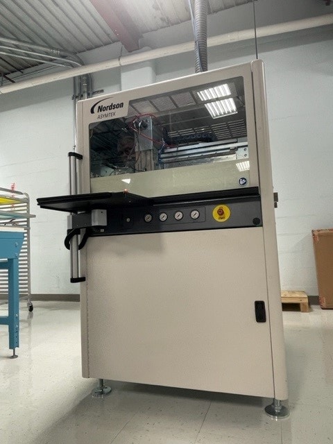 Nordson Asmytek SL-940 Conformal Coating System, 2017 - ~3HRS, SC-300 Swirl Coat Applicator, Video Available, Great Condition!