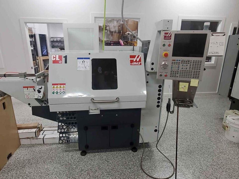 Haas CL-1 CNC Lathe, 2019 - Less than 200 hours, Bar Feeder, Parts Catcher