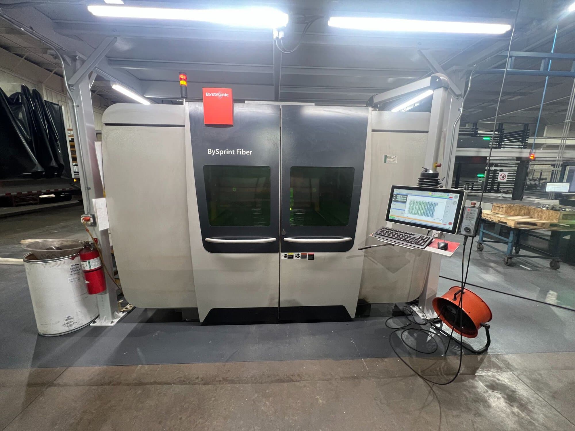 6000 Watt Bystronic BySprint 3015 Fiber Laser, 2018 - 5' x 10' Table