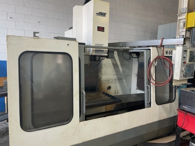 Haas VF-4 VMC, 1994 - Chip Auger, 4th Axis Drive
