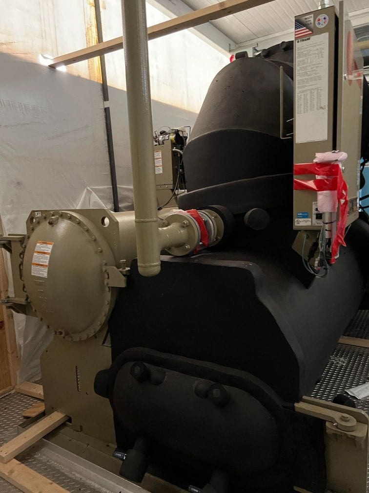 1000 Ton Trane CVHF485 Modular Chiller System, 2016 - Never been used! - Image 10