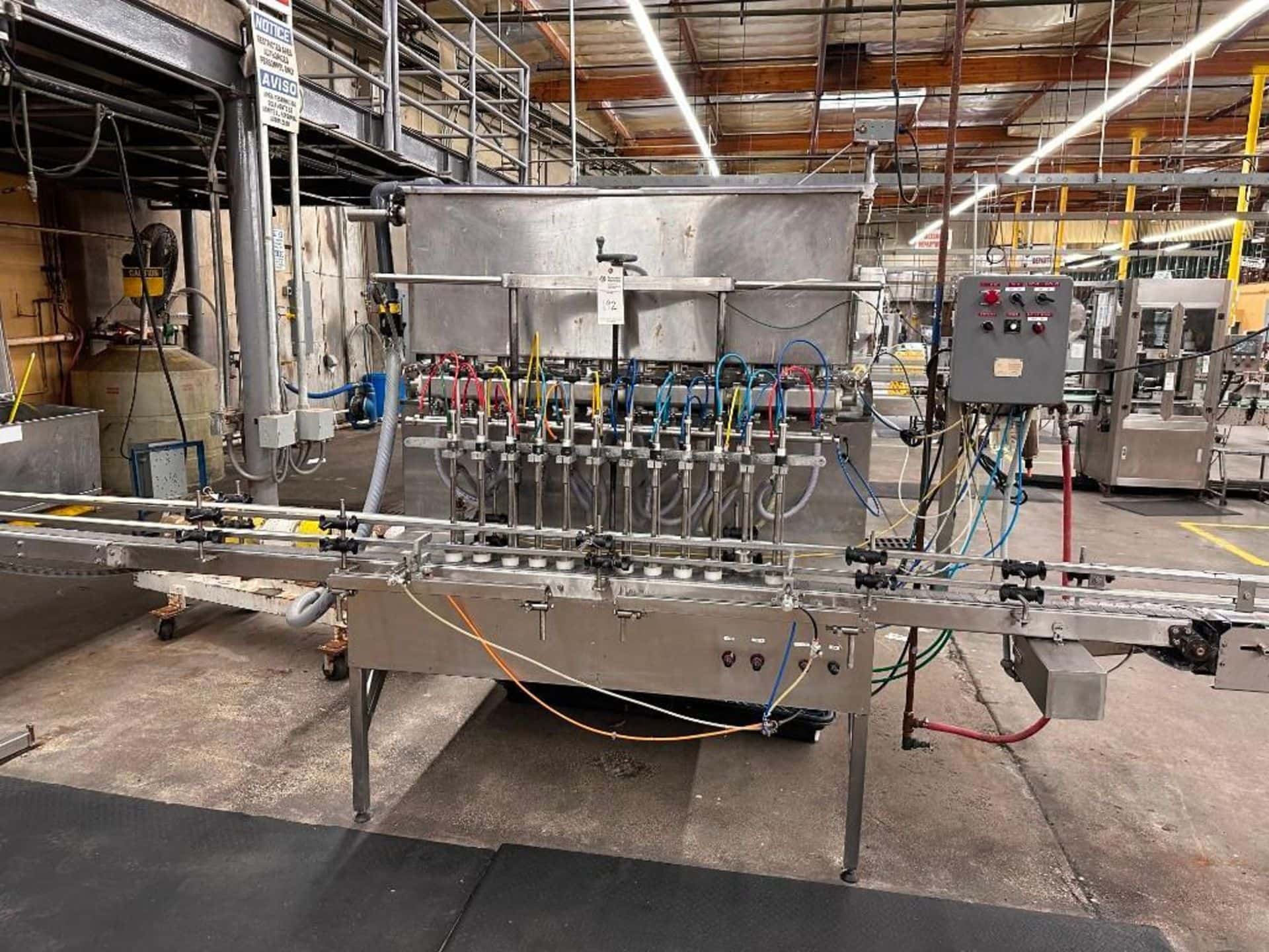 12-head-inline-piston-filler-lot192 12 head inline piston filler