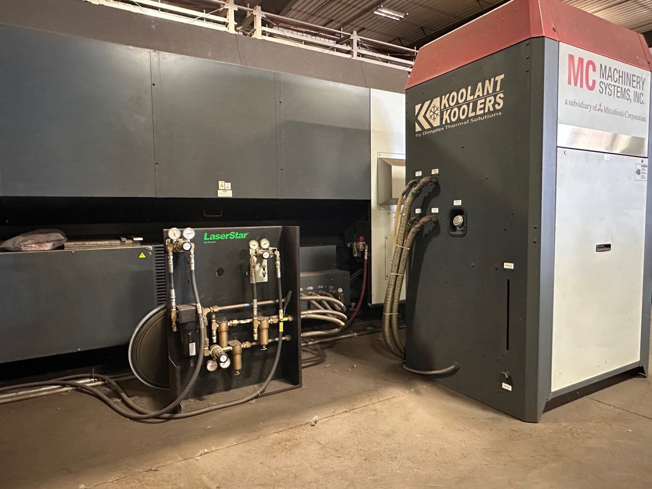 6,000 Watt Mitsubishi ML3015 EX-F60-D 6kw Fiber Laser, 2018 - 5' x 10' Tables - Image 2