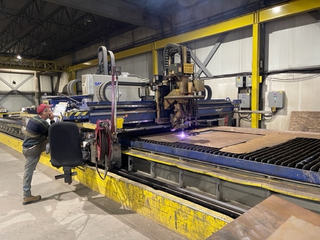 12' x 204' Messer TMC4512 5 Axis CNC Plasma, 2013 - Hypertherm HPR400XD, 5 Axis, Slag Remover, Oxyfuel Torch - Image 2