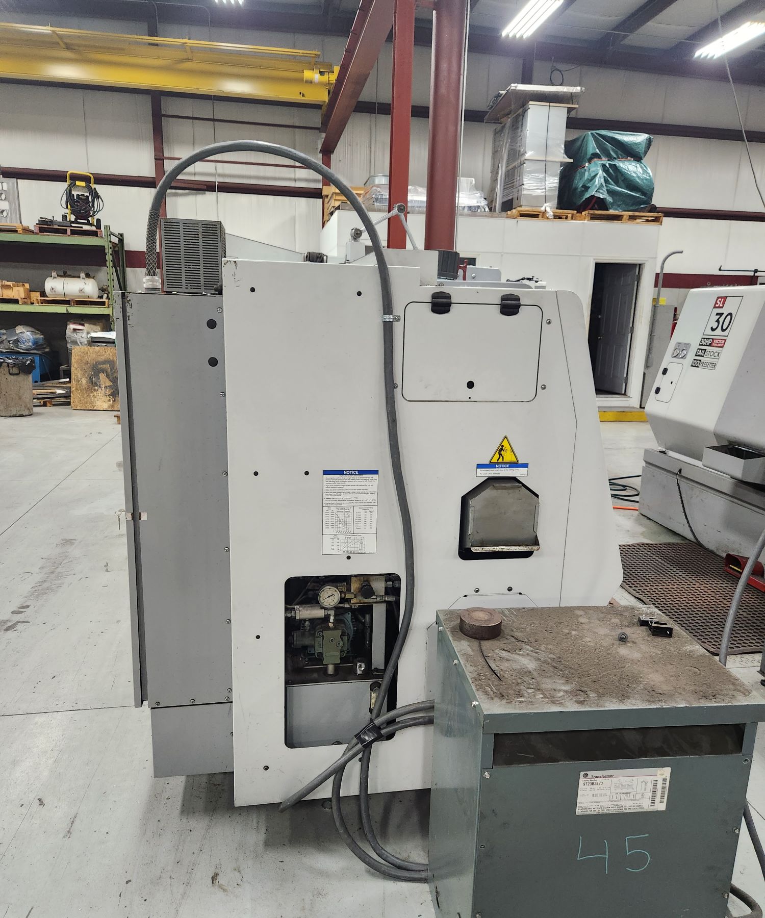 Haas SL-20 BL CNC Lathe, 2009 - Long Bed, Big Bore, Tailstock - Image 2