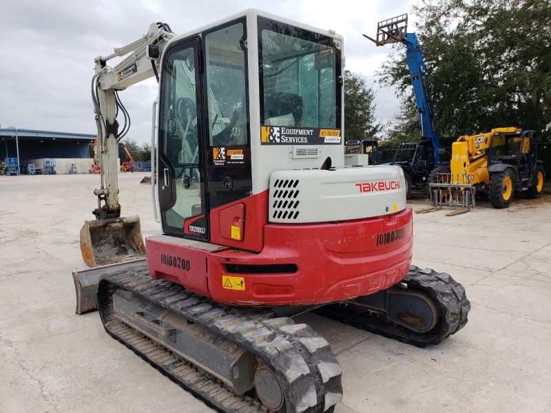 30" Bucket Takeuchi TB280FR Excavator, 2015 - Full Cab, A/C, ~2600 HRS - Image 2