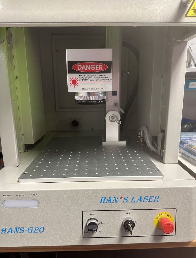 Han's G20 Laser Marking System, 2020 - Low Hours, Fume Extractor - Image 2