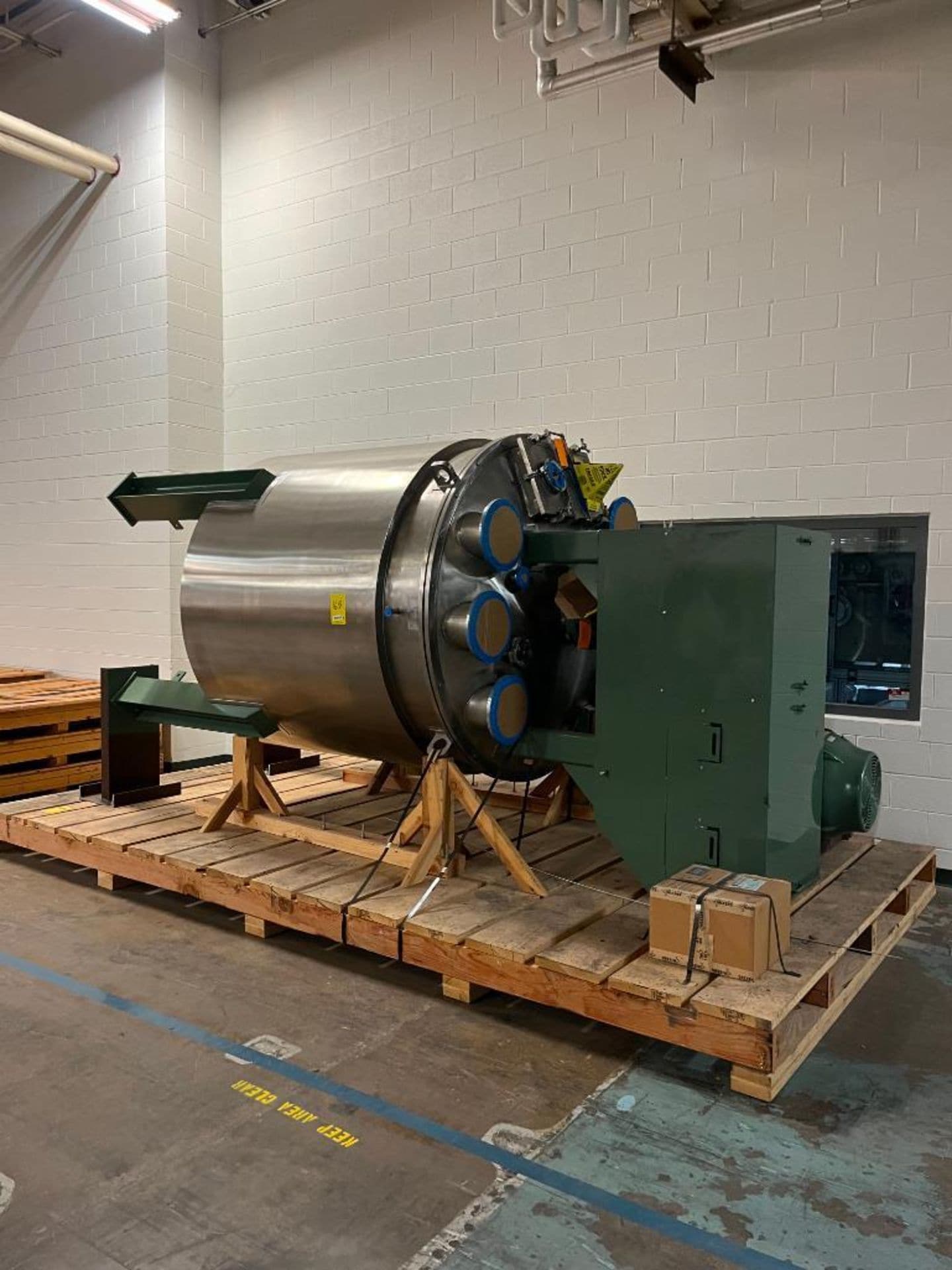 2019-myers-mixers-double-wall-stainless-steel-mixing-tank-lot165 2019 myers mixers double wall stainless steel mixing tank 125hp royal welding and fabrication tank