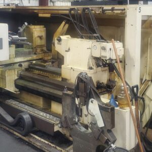 Okuma LH55 CNC Lathe, 2005 - PRICE REDUCTION, Chip Conveyor, Tailstock, 24" Chucks