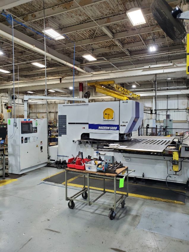 45 Ton Murata Wiedemann Magnum 5000 CNC Turret Punch, 1990 - Image 3