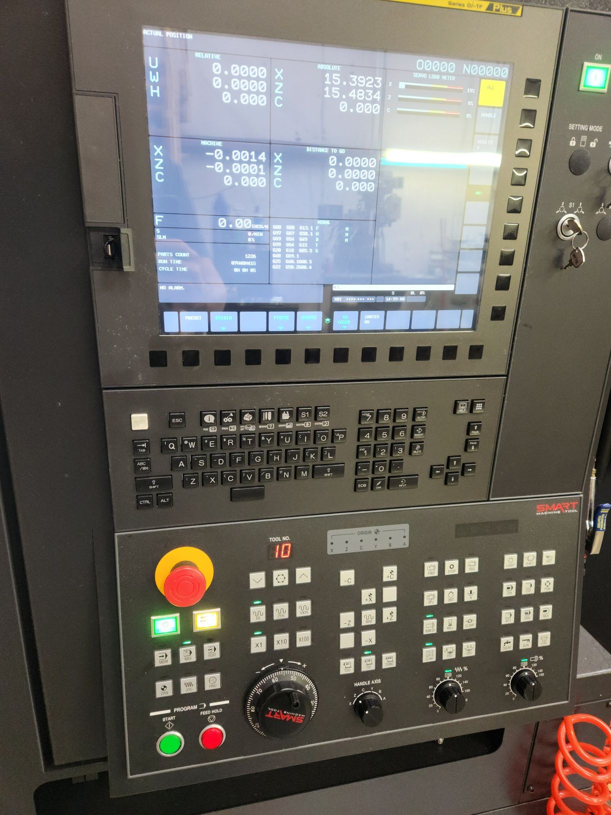 Smart NL-2000M CNC Lathe, 2021 - Tool Presetter, Tailstock, Parts Catcher, Live Tool Holders - Image 3