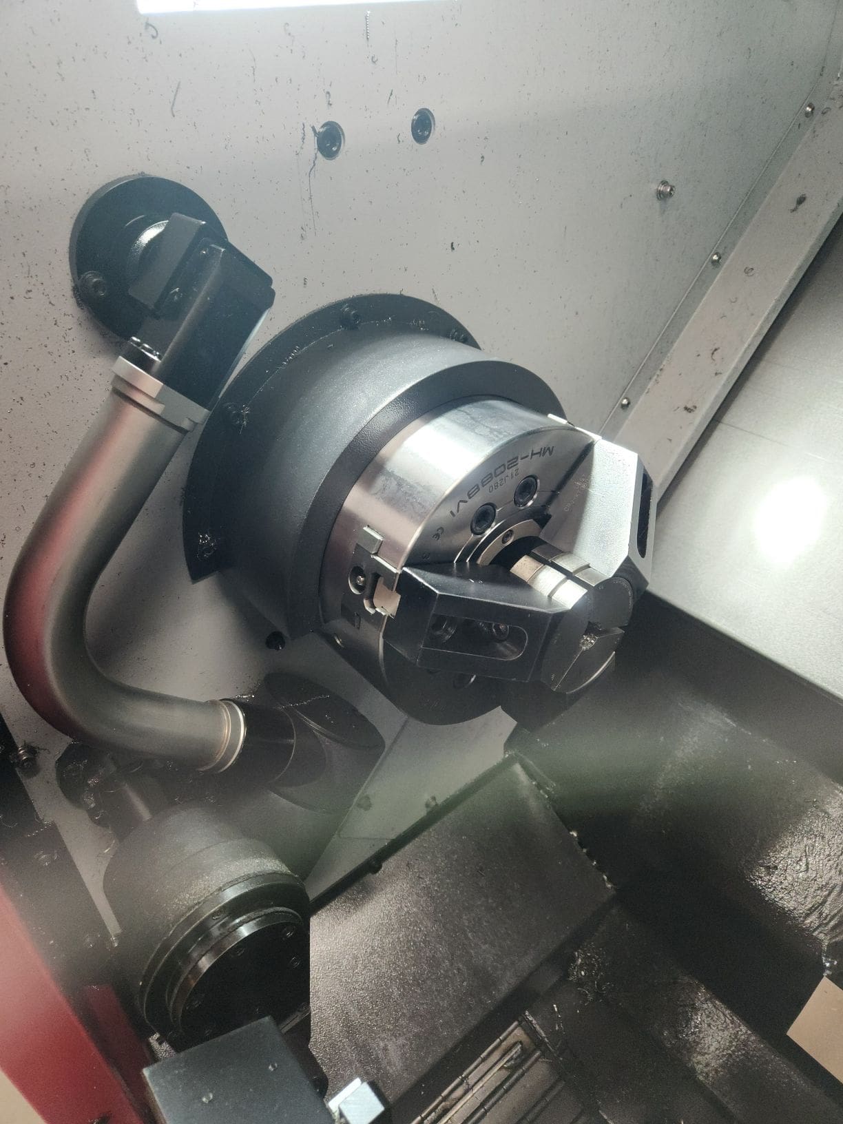 Smart NL-2000M CNC Lathe, 2021 - Tool Presetter, Tailstock, Parts Catcher, Live Tool Holders - Image 5
