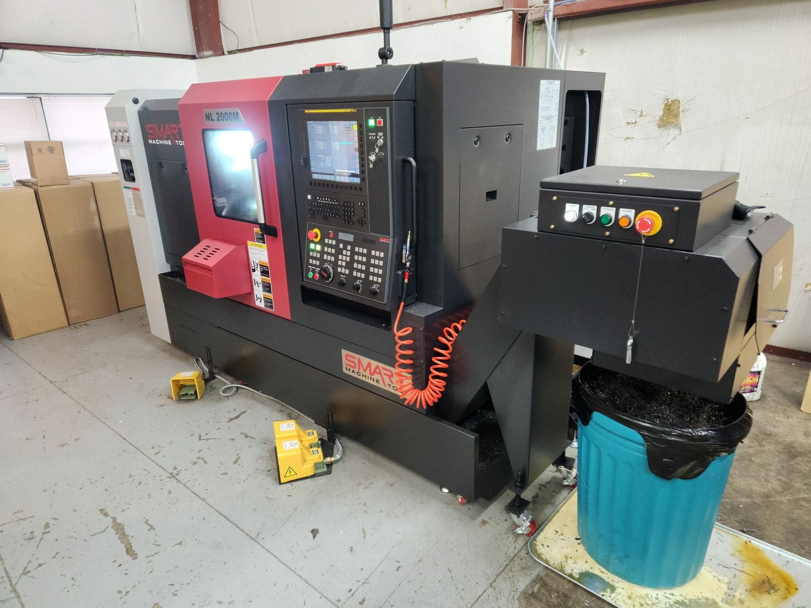 Smart NL-2000M CNC Lathe, 2021 - Tool Presetter, Tailstock, Parts Catcher, Live Tool Holders - Image 6