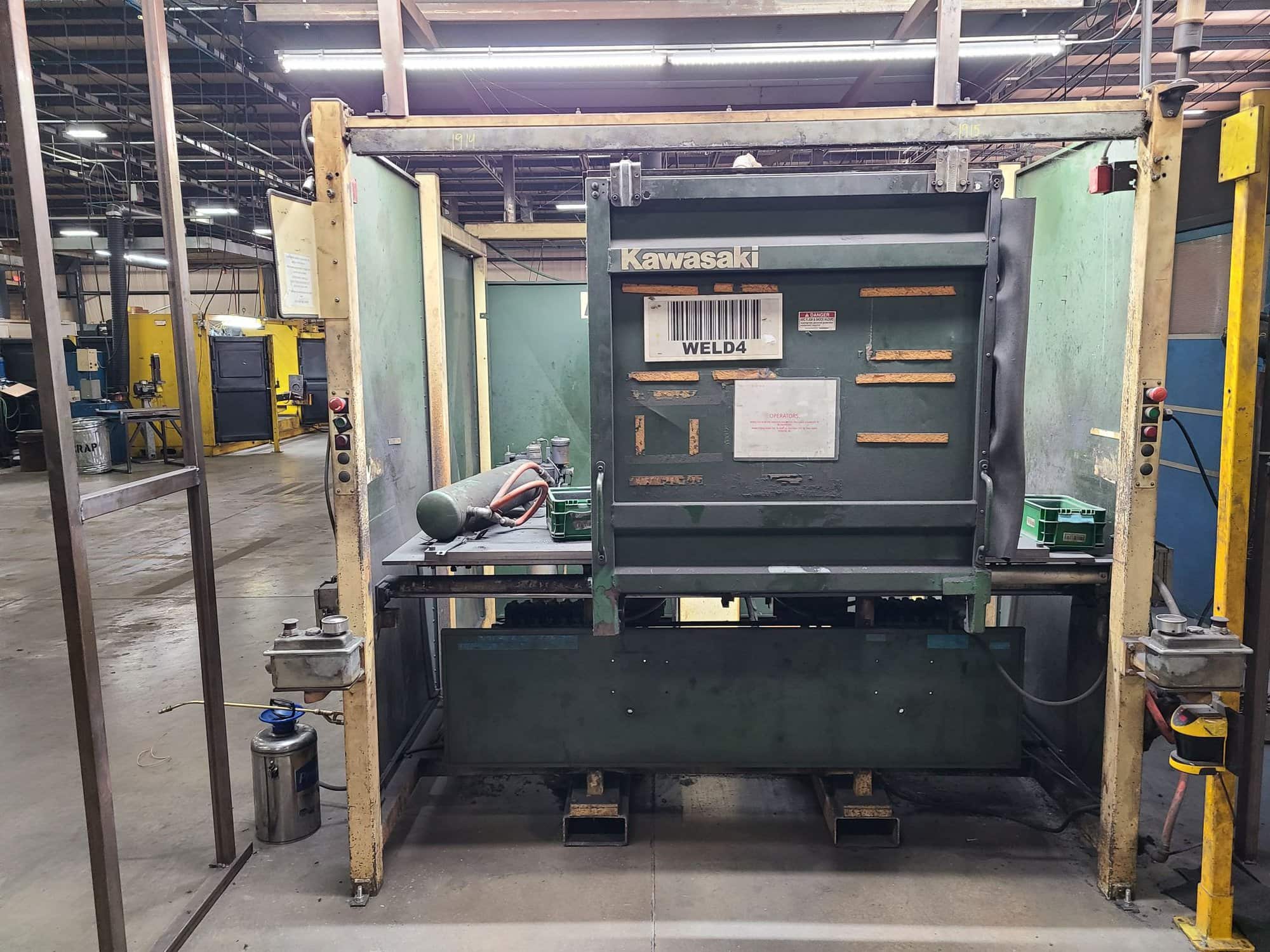 Kawasaki Welding Cell, 1995- 2 Sister CA901AL Weld Robots, 3 Robots in Total - Image 5
