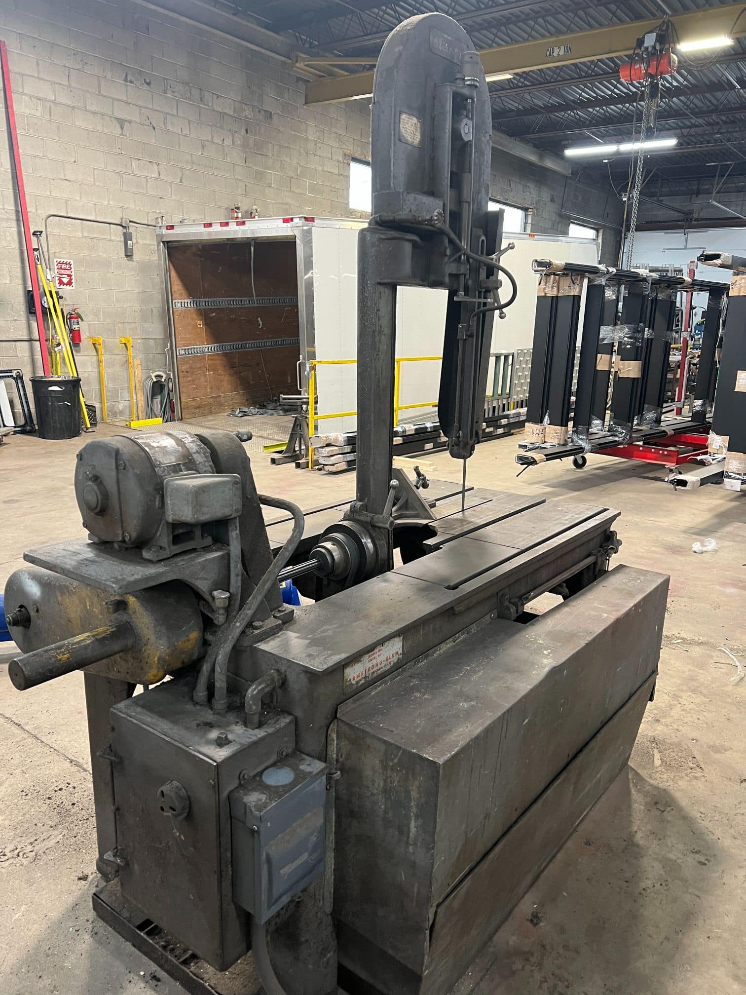 1963 Armstrong - Blum Marvel 8/M2 Vertical Band Saw - Image 3