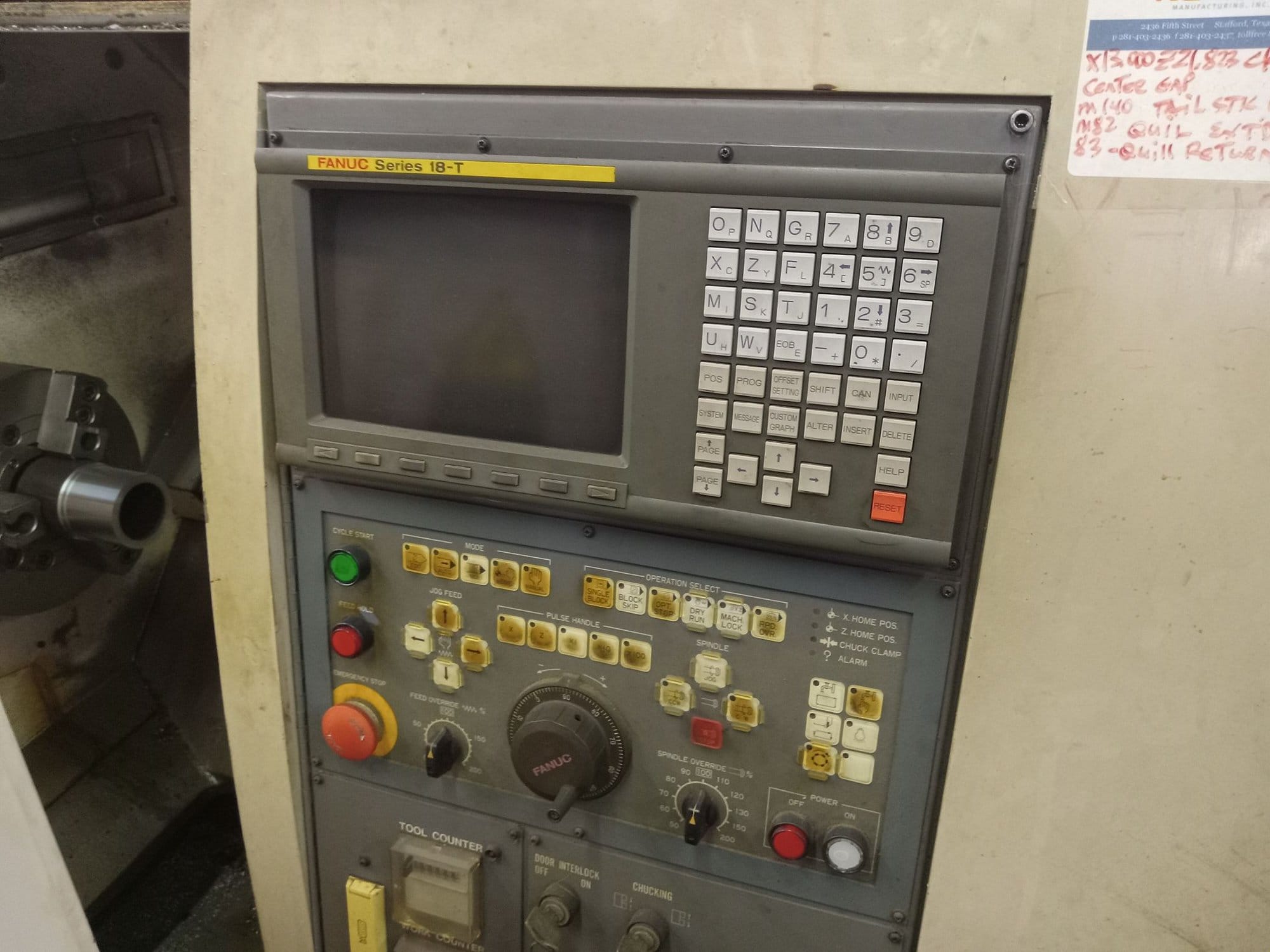 Okuma Howa ACT-35, 1997, CNC Lathe, Tailstock, Chip Conveyor - Image 6
