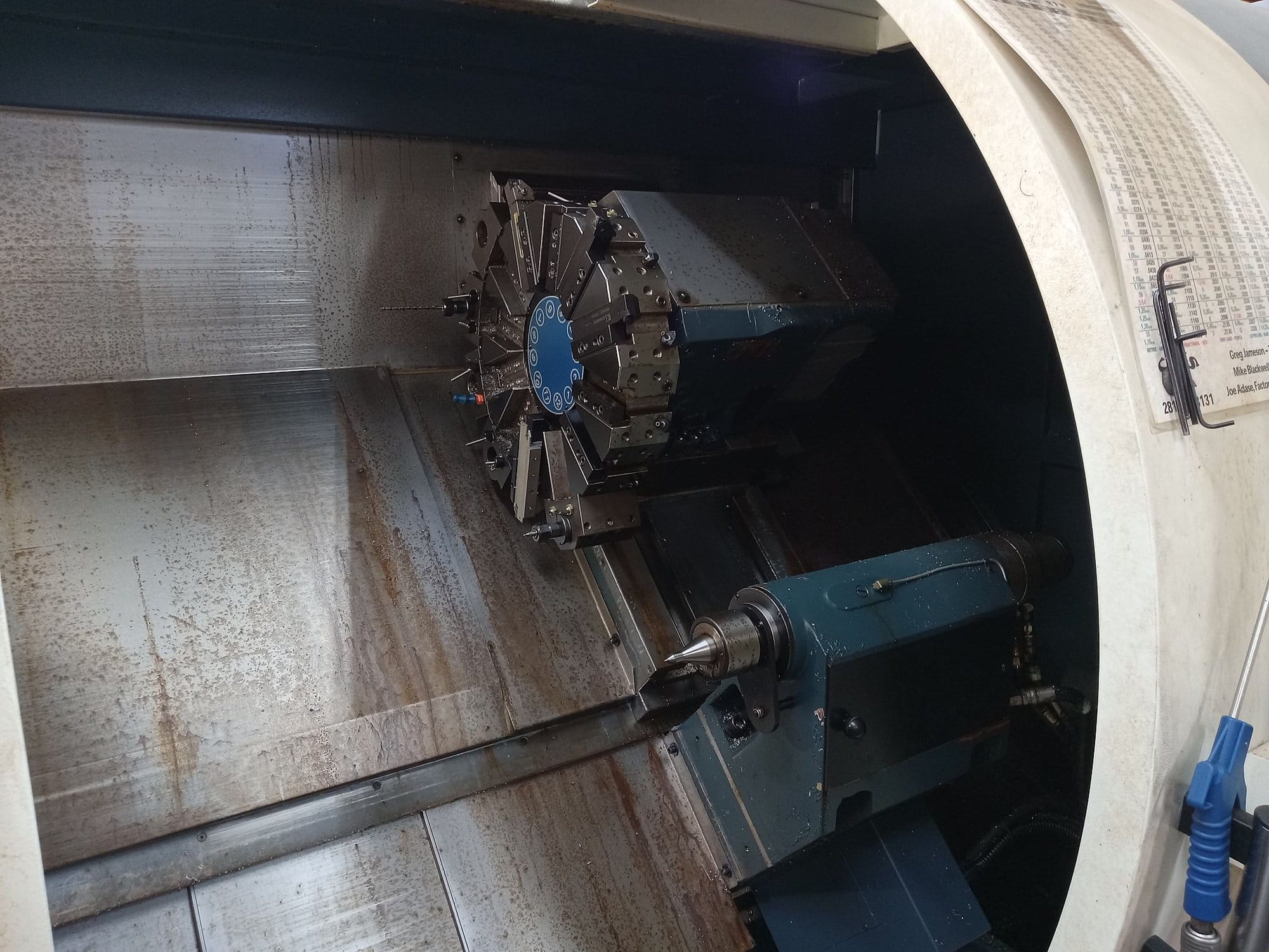 Johnford SL-500 CNC Lathe, 2010, 609 Cutting Hours - Image 5