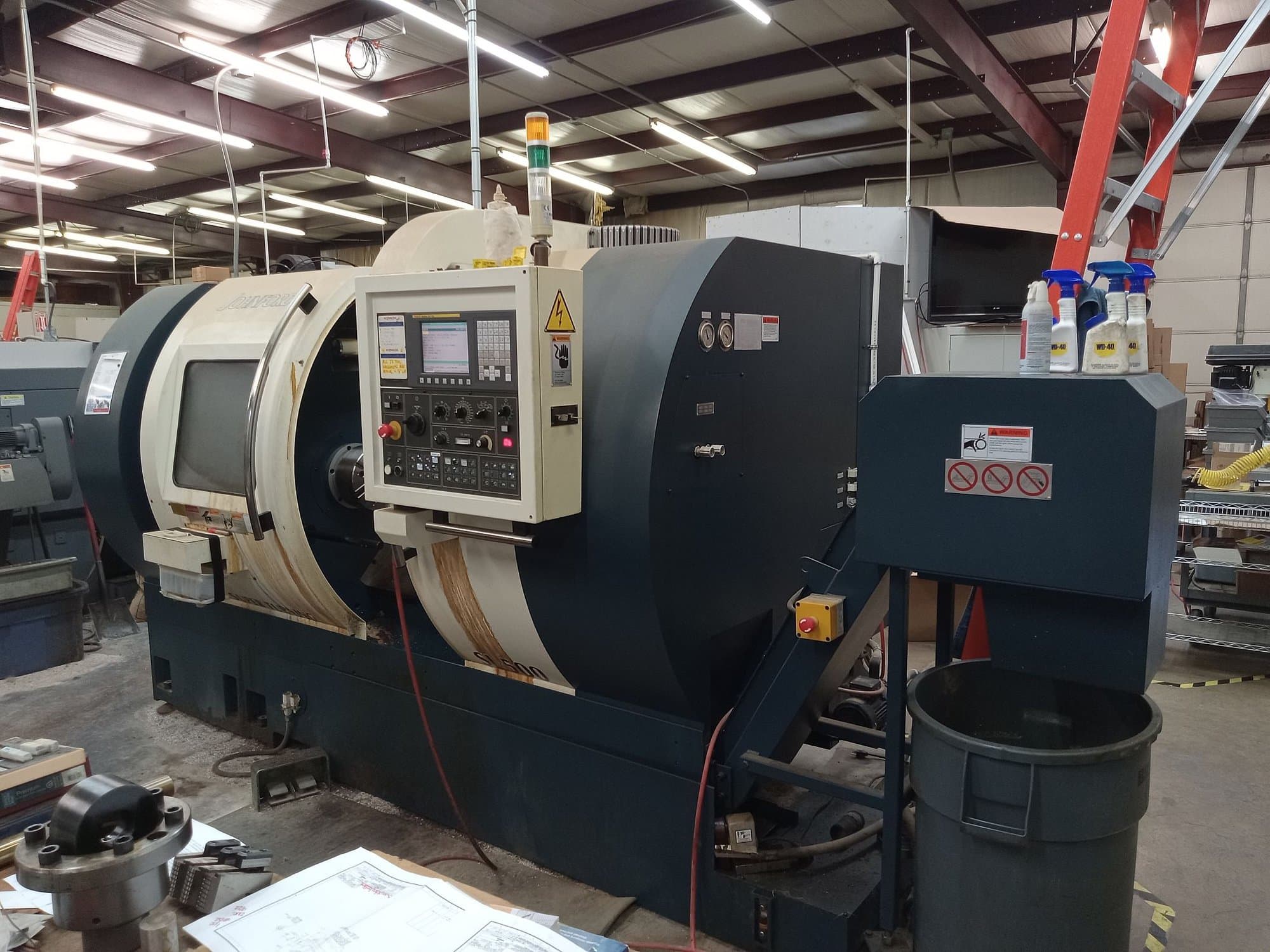 Johnford SL-500 CNC Lathe, 2010, 609 Cutting Hours - Image 10