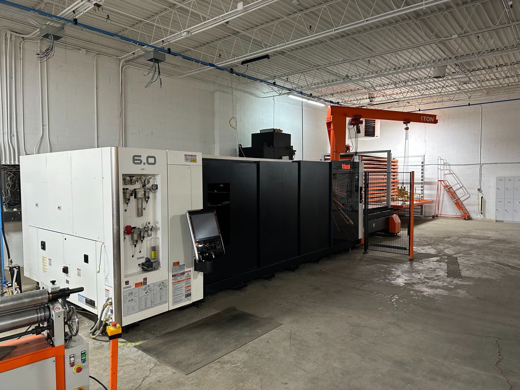 6000 Watt Mazak Optiplex Nexus 3015 Fiber Laser, 2020 - 5' x 10' Table, Nozzle Changer