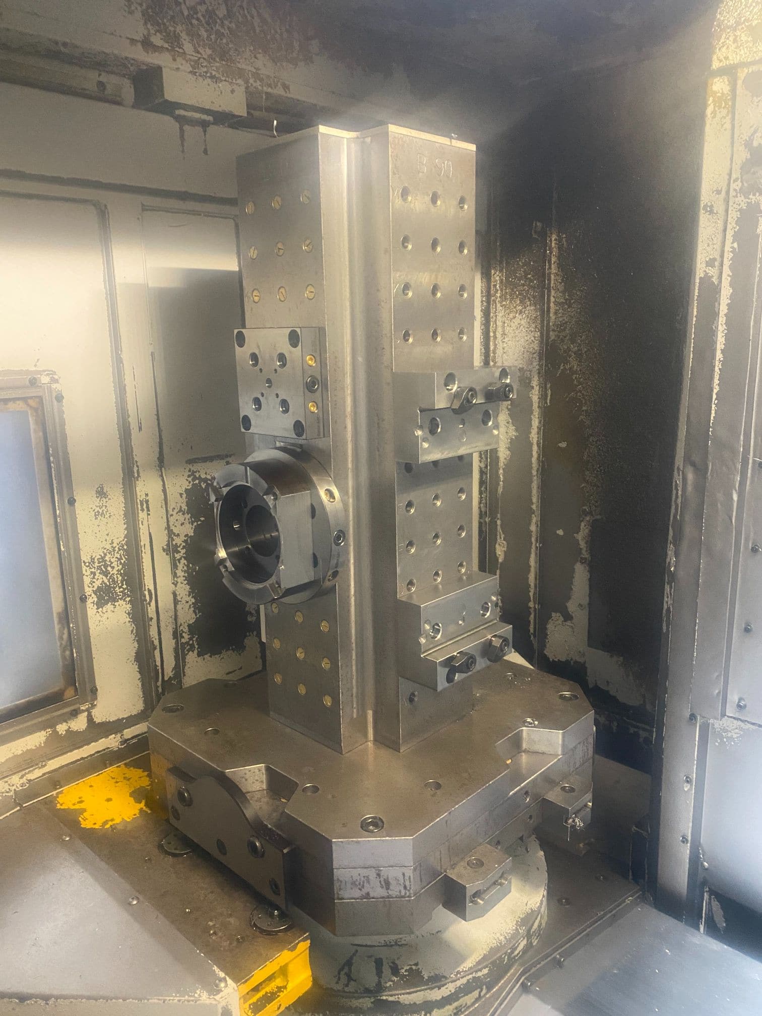 1996 mori seiki sh-50 horizontal machining center dual pallet changer