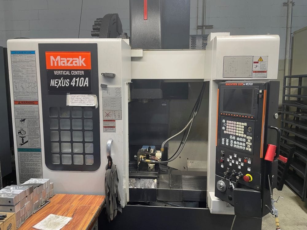 Mazak Nexus VCN 410A CNC VMC, 2006 - 4th Axis, CTS - Pre-Removal Pricing!