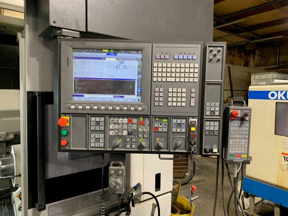 Okuma LB-3000 EXII 800MYW CNC Lathe, 2021 - Sub-Spindle, Live Tooling, Chip Conveyor, Tailstock - Image 6