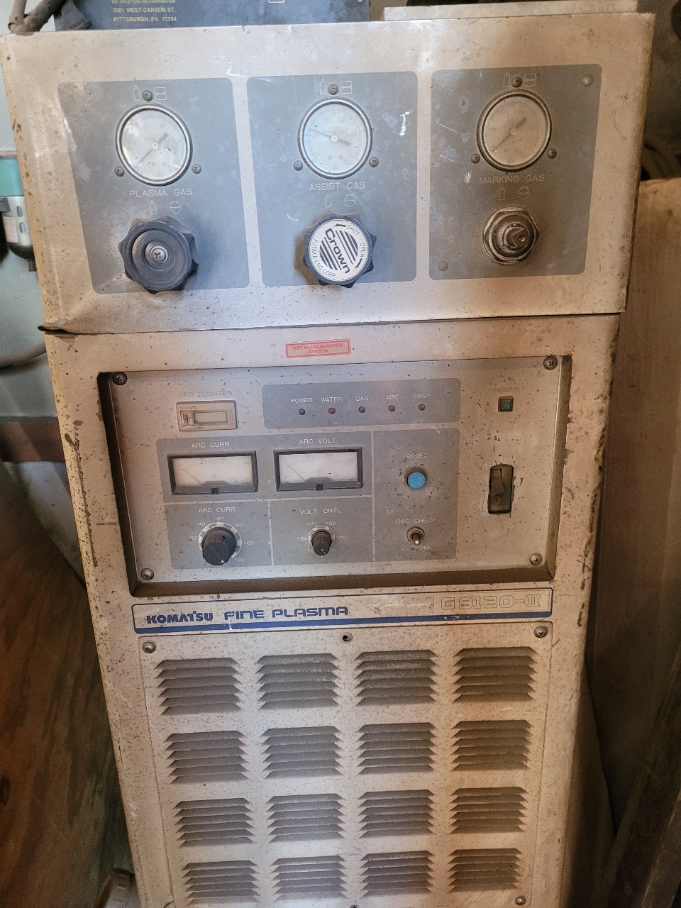 5'x10' Komatsu Rasor Plasma Table, 1997-120 amp Fineline power supply - Image 6