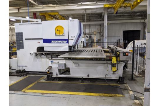 45 Ton Murata Wiedemann Magnum 5000 CNC Turret Punch, 1990