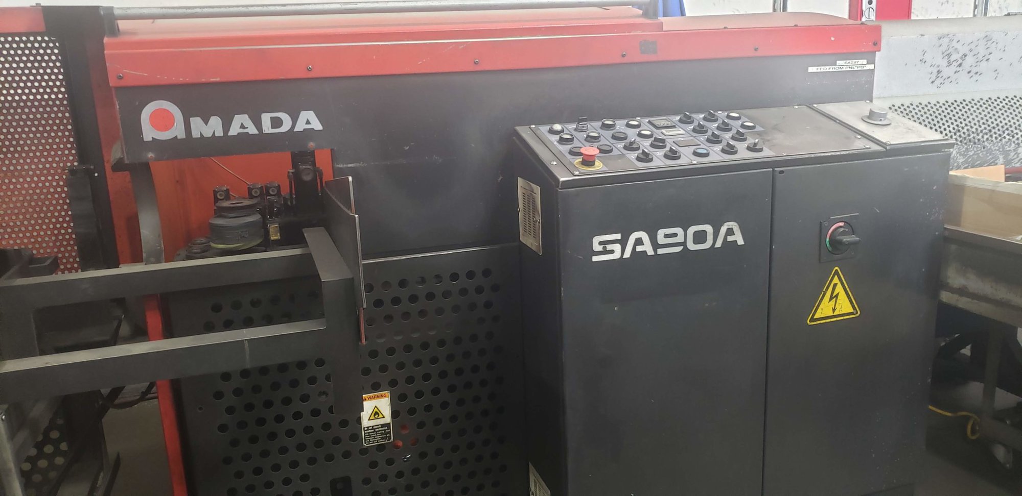 Amada Rotary Pipe Cutter SA90A 3.55" OD x 0.25" Wall, 2004 - 2 Cutters - Image 9