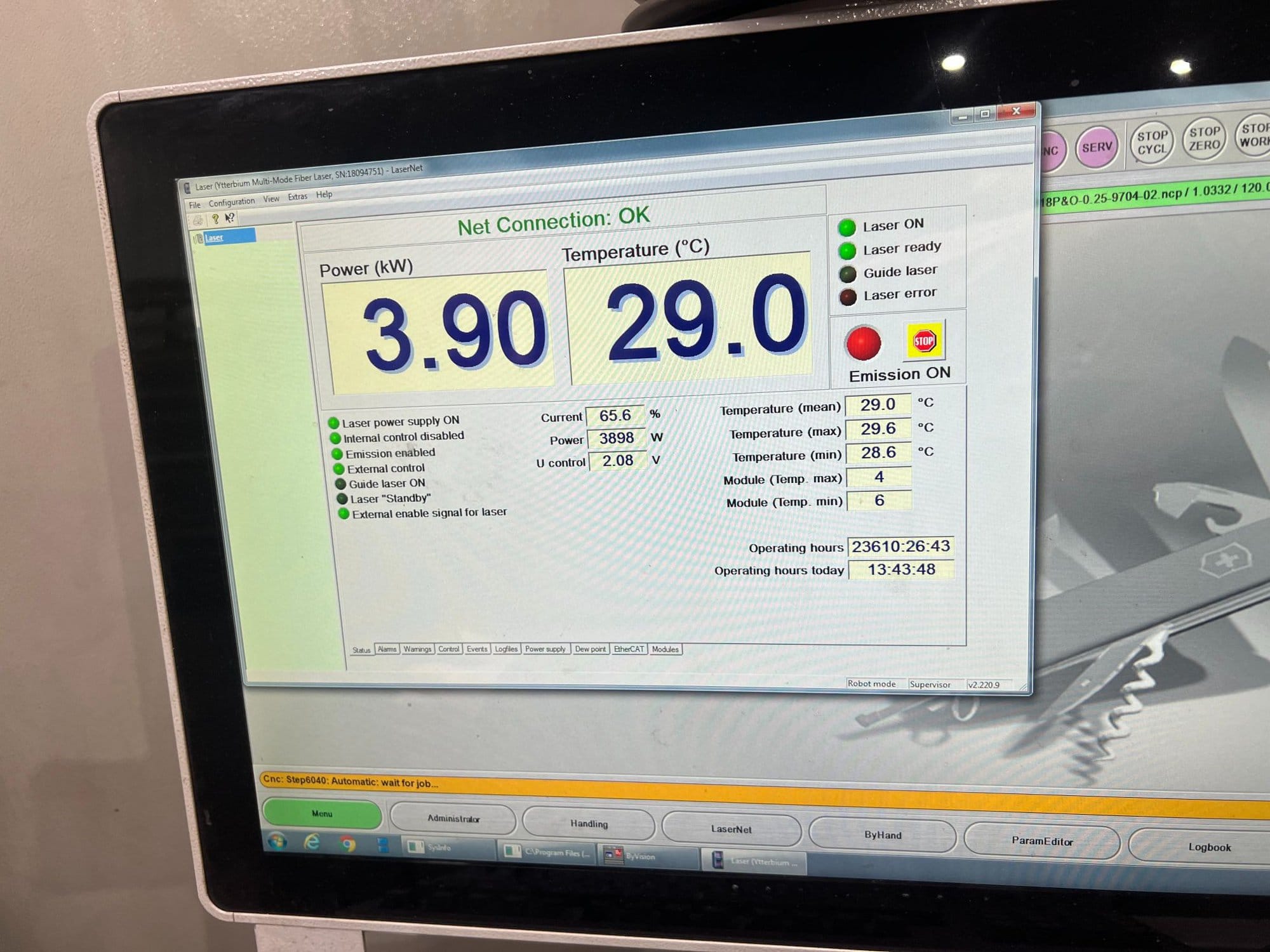 6000 Watt Bystronic BySprint 3015 Fiber Laser, 2018 - 5' x 10' Table - Image 6