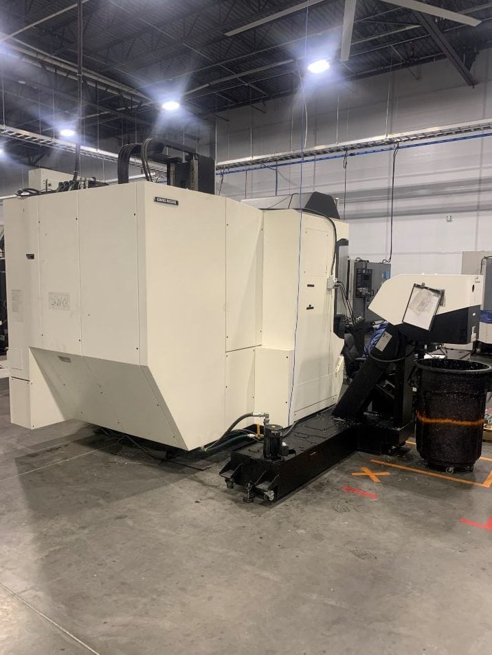 DMG Mori CMX100V CNC VMC, 2017 - Available Immediately, Chip Conveyor - Image 2