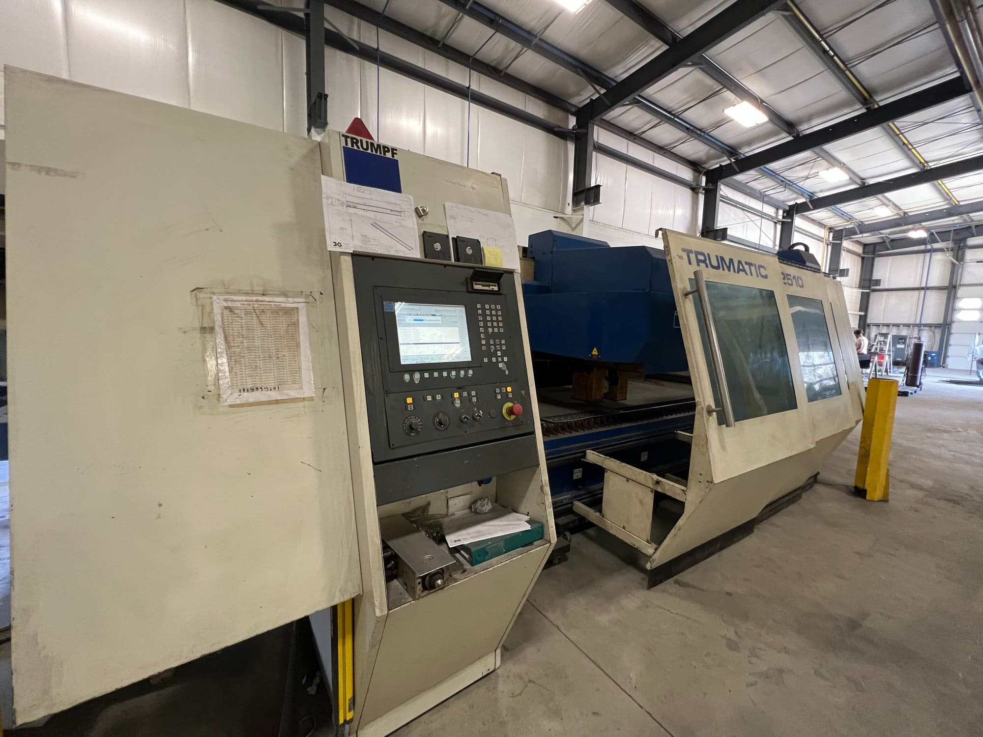 5'x10' 2000 Watt Trumpf Trumatic L 2510 CO2 Laser, 2004 - Image 9