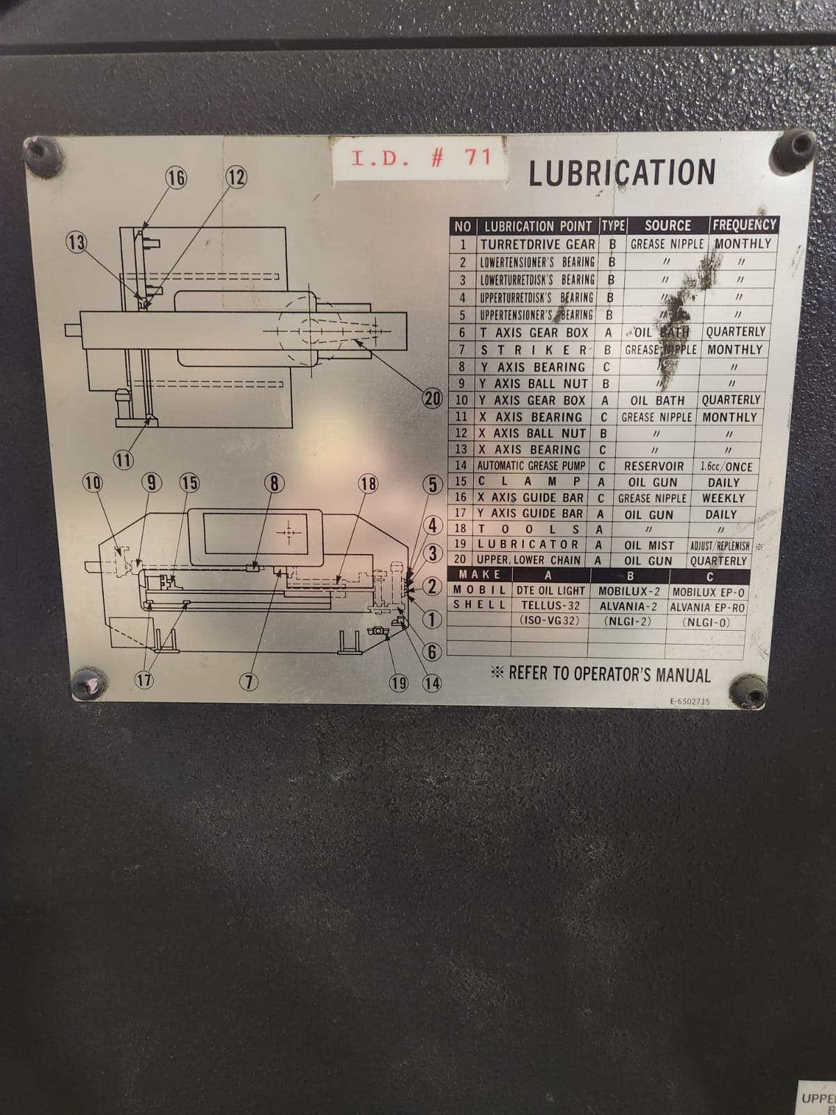 33 Ton Amada Pega 345Q Turret Punch, 1993 - Image 6