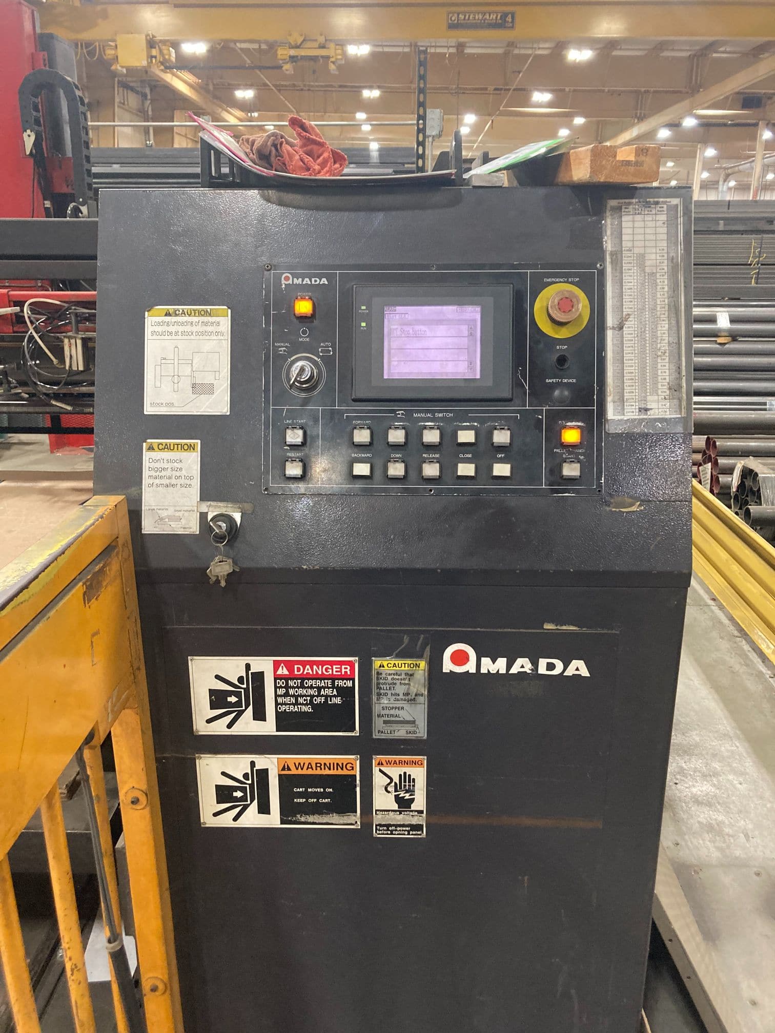 33 Ton Amada VIPROS 358 King II CNC Turret Punch, 1999 - Load/Unload, Chiller, Tool Sharpener - Image 12