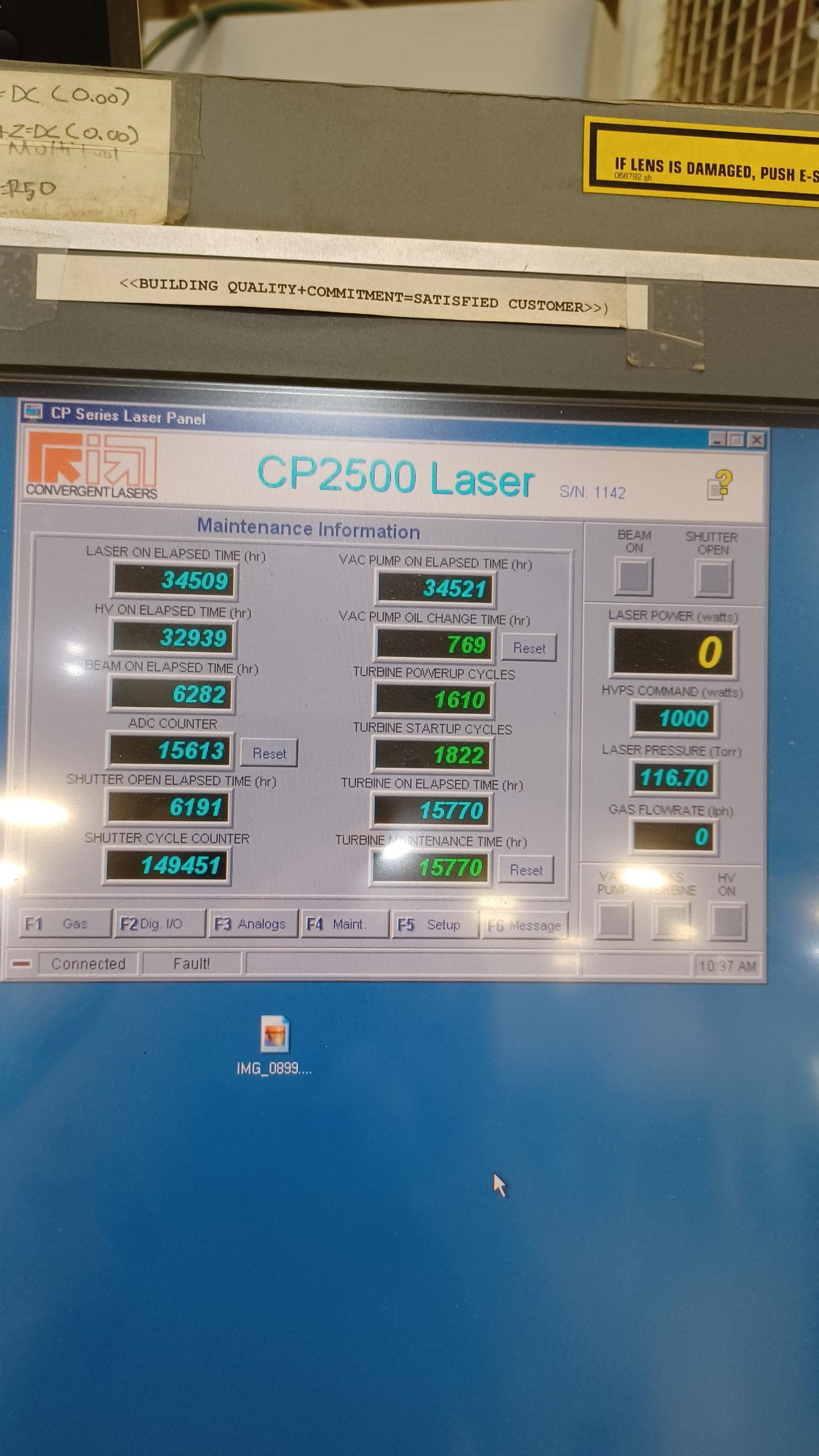 3000 Watt Finn-Power LP6 CO2 Laser/Punch Combo, 2010 - w/ load/unload - Image 8