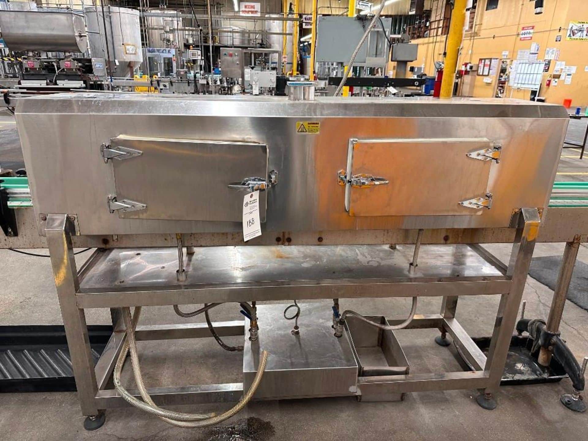 heat-shrink-tunnel-with-two-steam-generators-lot188 heat shrink tunnel with two steam generators