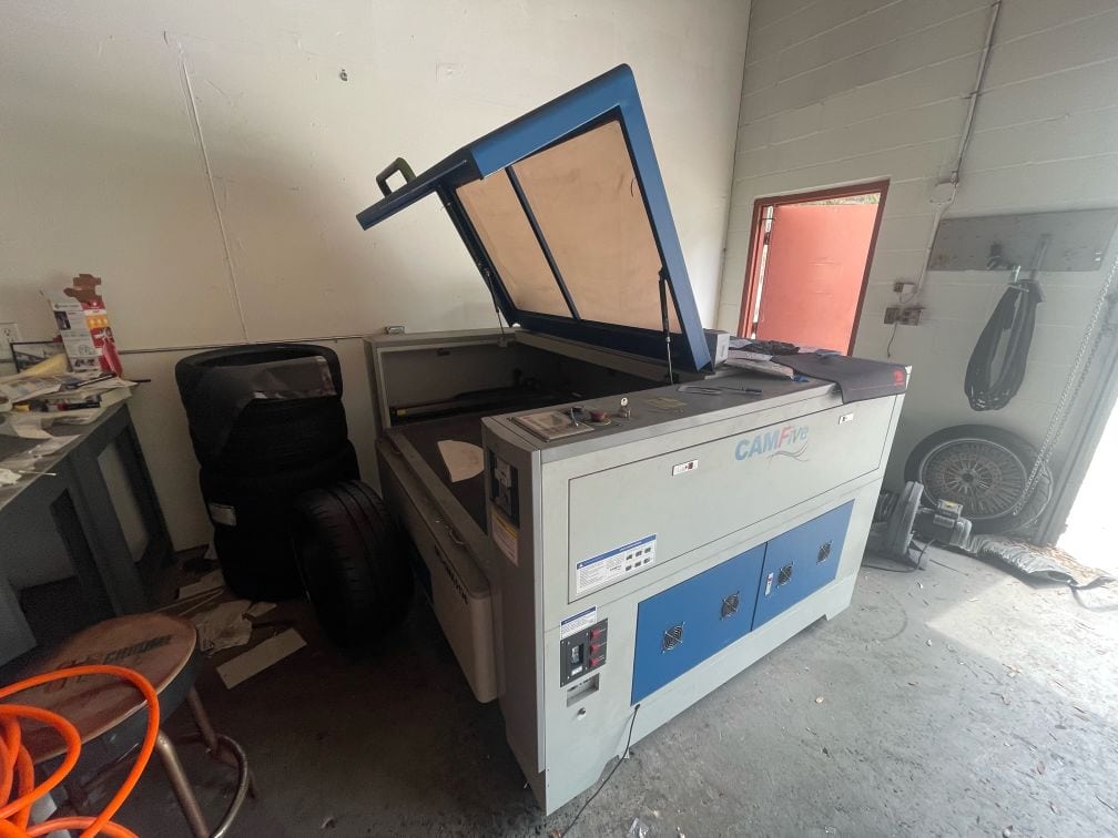 100W 2018 CMA5136C CamFive CO2 Laser, 2018 - New laser tube and lenses - Image 2