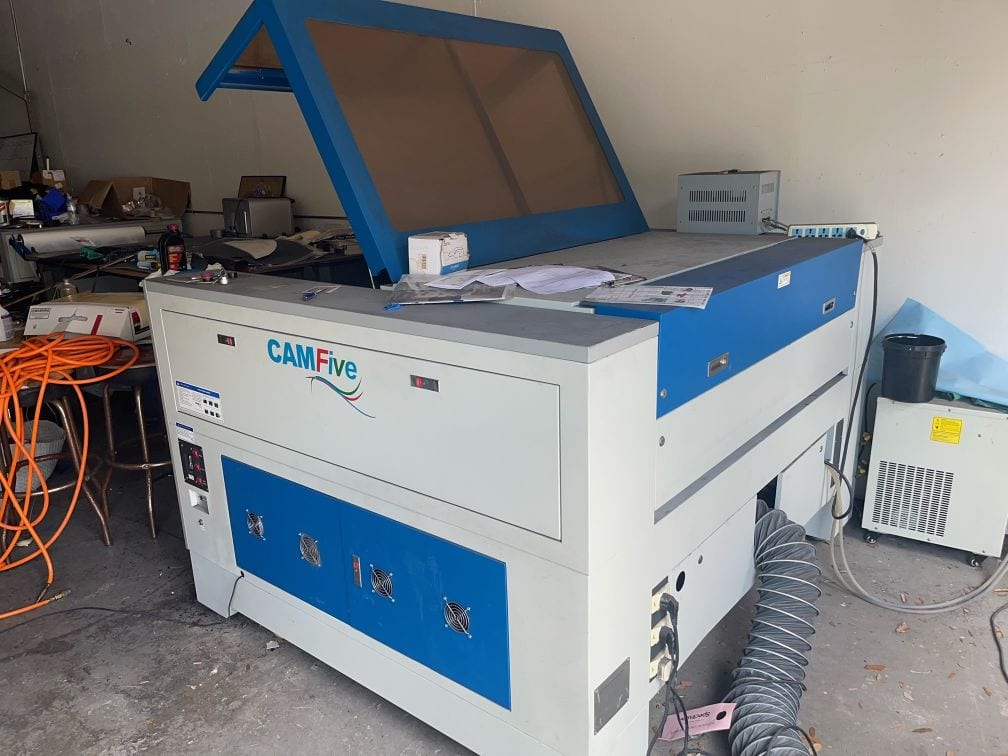 100W 2018 CMA5136C CamFive CO2 Laser, 2018 - New laser tube and lenses - Image 5