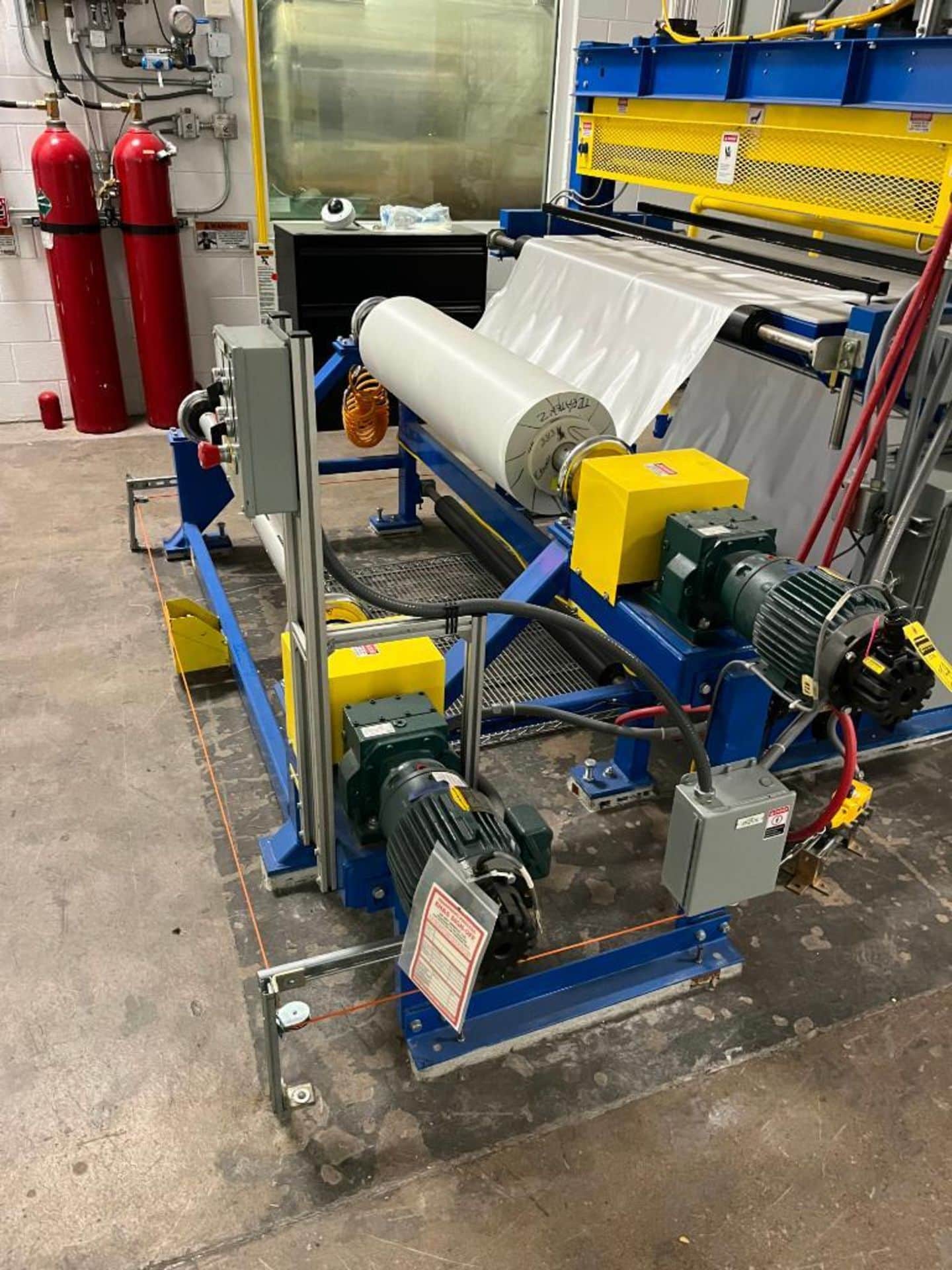 litzler-2-station-material-unwinder-60-inches-wide-14-inch-diameter-lot259 litzler 2-station material unwinder 60 inches wide with a 14 inch diameter
