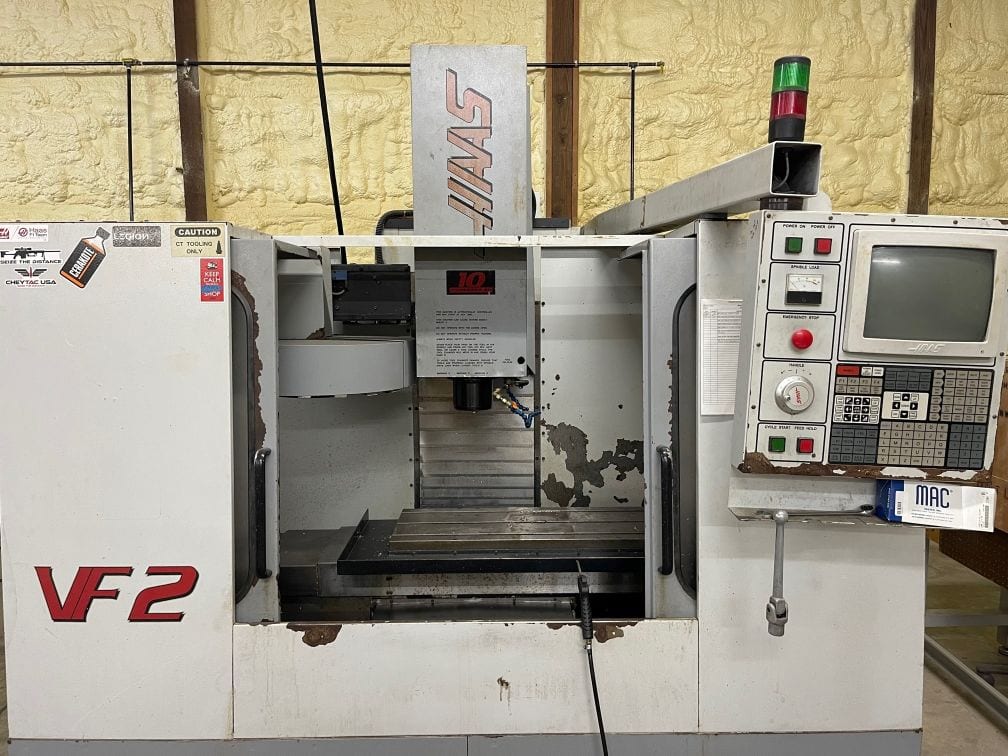 Haas VF-2 VMC, 1995 - Parts Machine, 4th Axis included