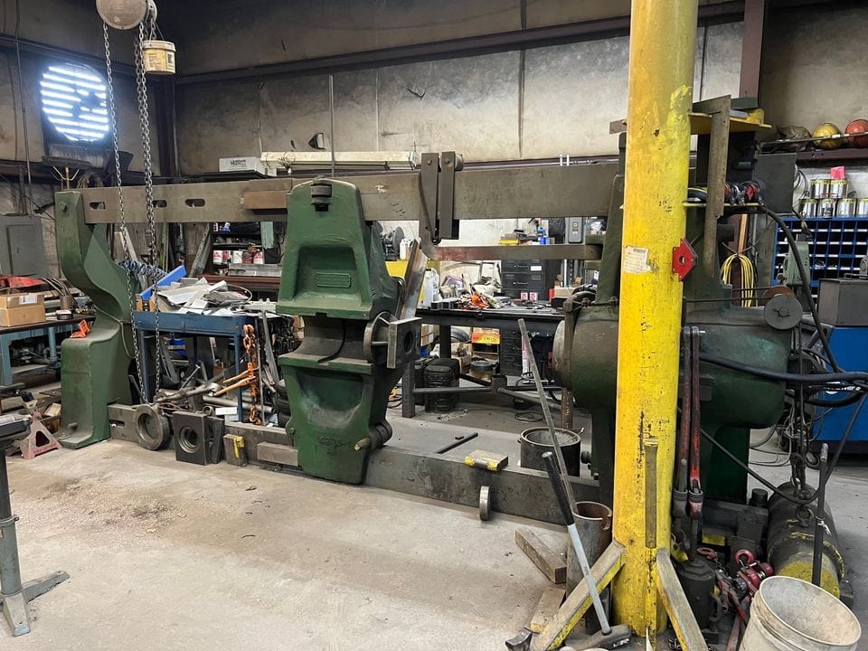 350 Ton Chambersburg Horizontal Wheel Press, 1970