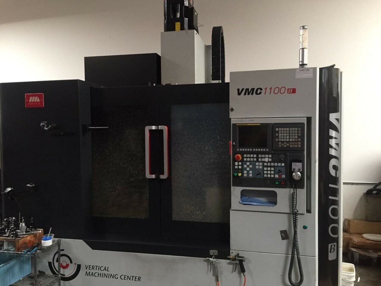 SMTCL V1100B CNC VMC, 2018 - 4th Axis, 12k RPM, TSC, Fanuc Control, Chip Conveyor