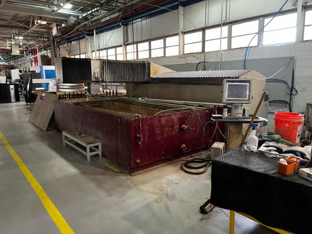 7' x 12' FLOW IFB 6012 Waterjet, 2005 - 58,000 PSI