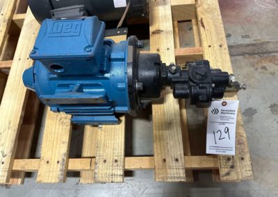weg gear pump on a pallet