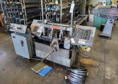 wells and sons model w-9 automatic horizontal band saw