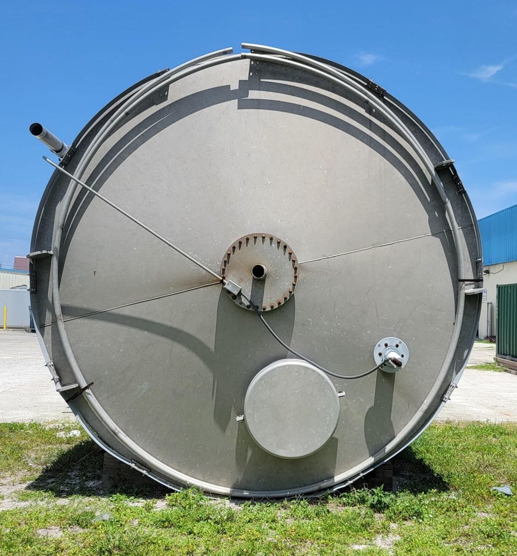 5110 CU. Ft. Peabody TecTank 12' x 54' Aluminum Silo, 1993 - Image 2