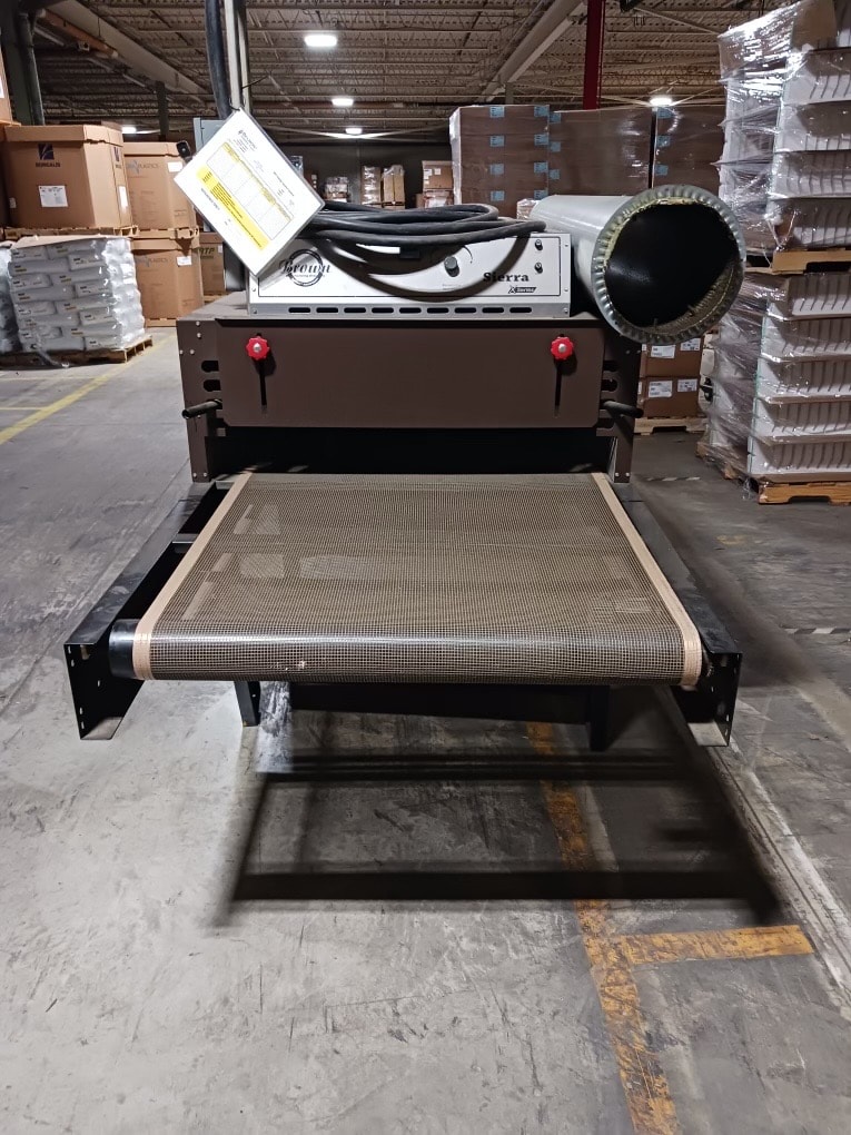 500° Brown US2X-3609 Screen Printing, Drying, Curing Tunnel, 2013 - Available Immediately! - Image 3