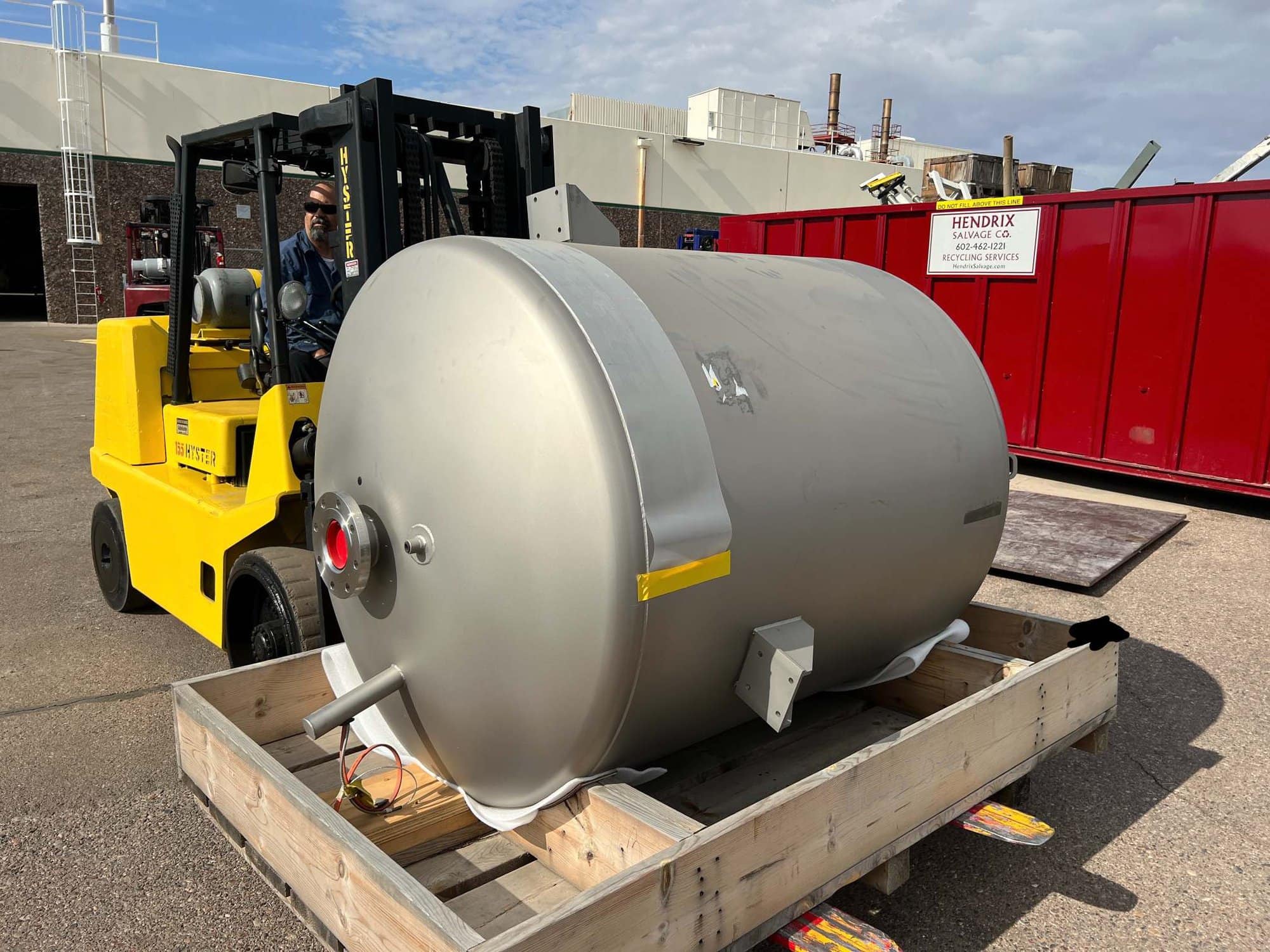 405 Gallon Walker Engineered Products 304 Stainless Steel Tank, 2020 - Image 3