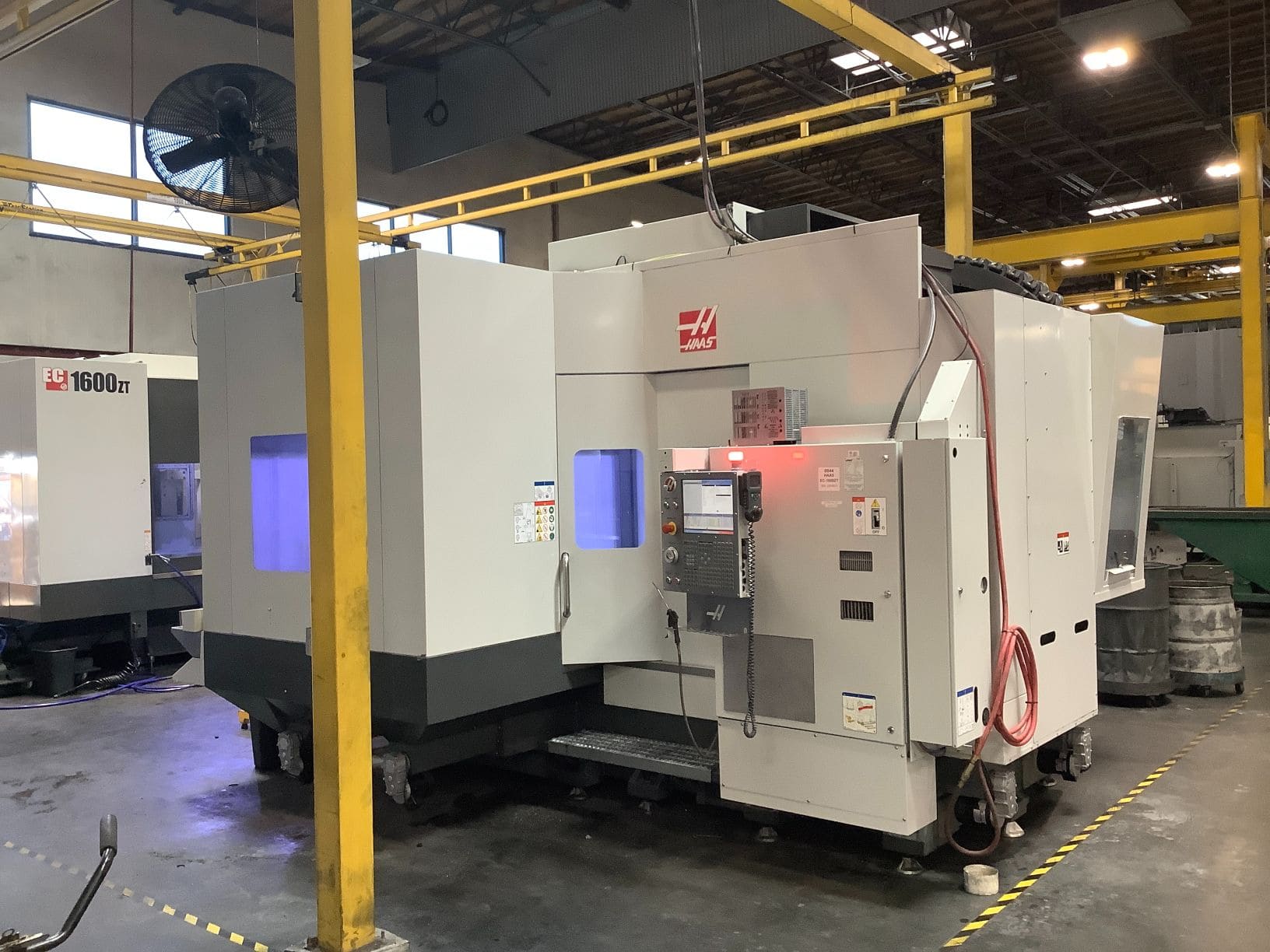 Haas EC-1600 ZT HMC, 2018 - Full 4th Axis Rotary, Probe, 1000 PSI, 10k Spindle, Low Hours