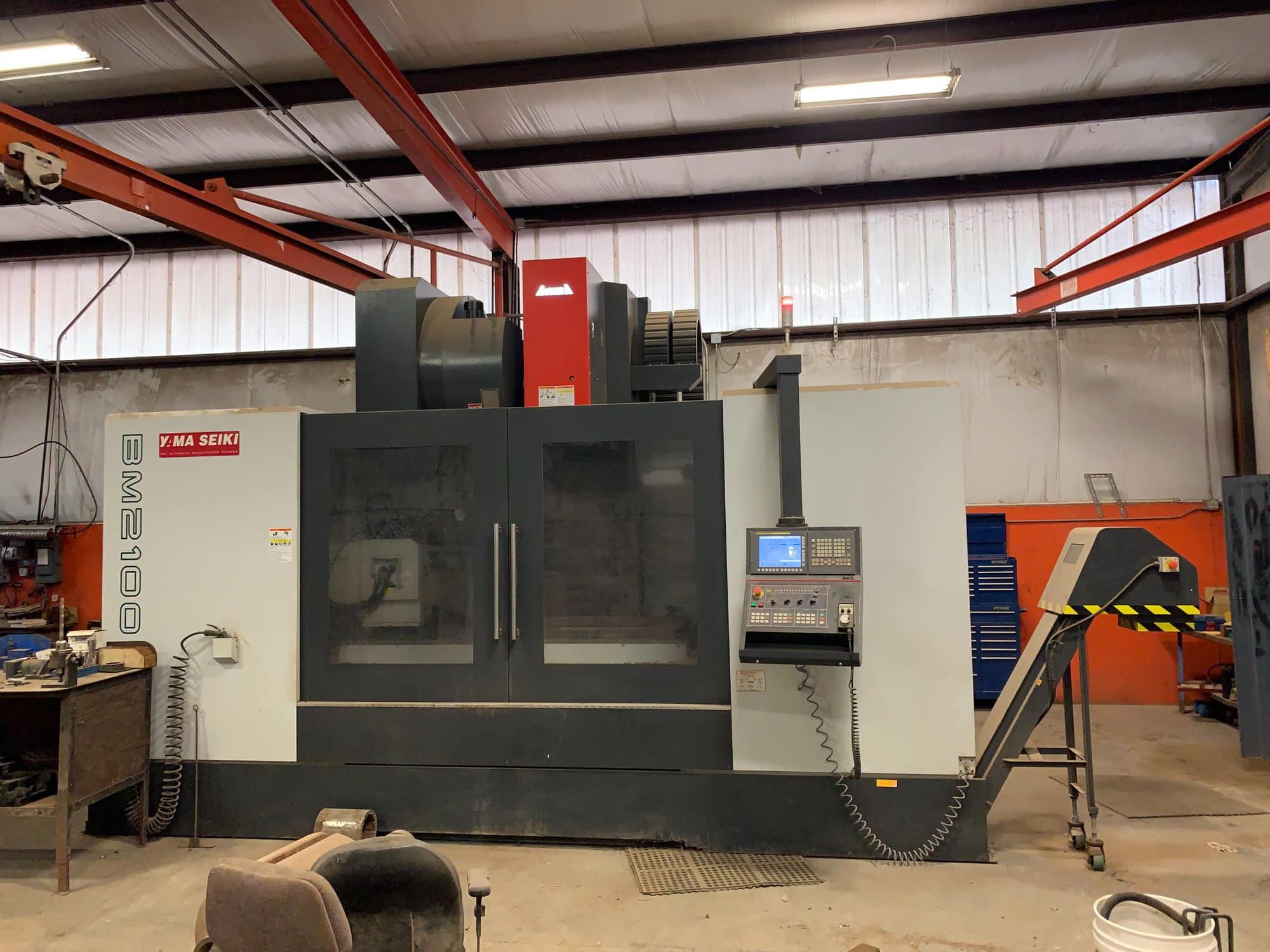 Yama Seiki BM2100 High Rigidity CNC VMC, 2019 - Fanuc, 4th Axis, CTS